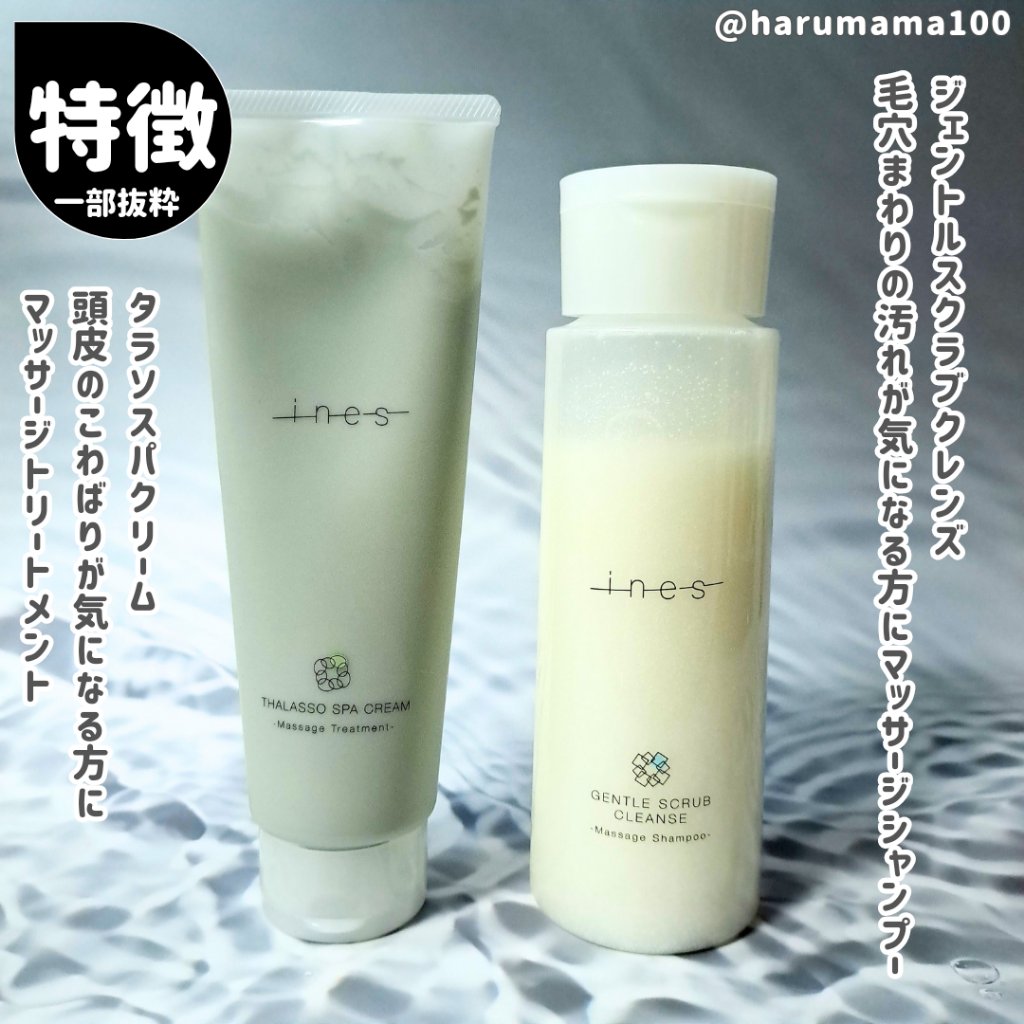 ジェントル スクラブ クレンズ/ines/市販シャンプーを使ったクチコミ（2枚目）