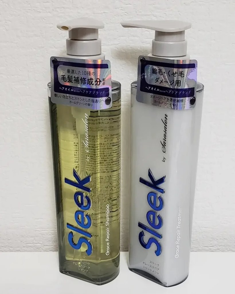 グレースリペアシャンプー／トリートメント/スリーク by サラサロン/市販シャンプーを使ったクチコミ（2枚目）