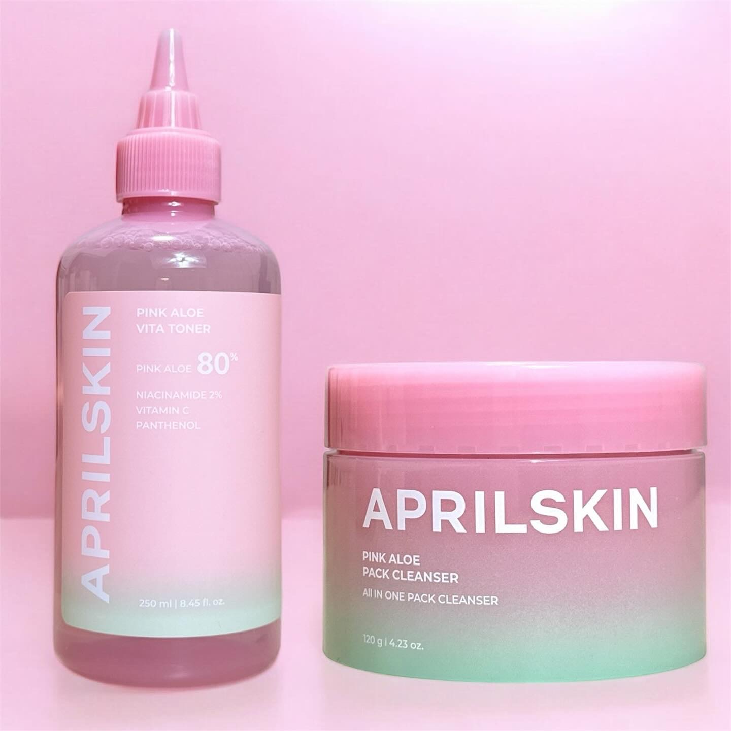 ピンクアロエメレンゲクレンザー/APRILSKIN/その他洗顔料を使ったクチコミ（1枚目）