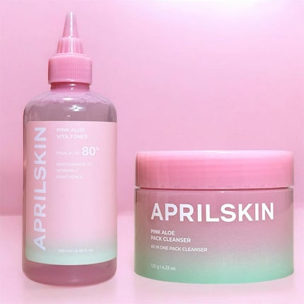 ピンクアロエビタトナー/APRILSKIN/化粧水を使ったクチコミ(1枚目)