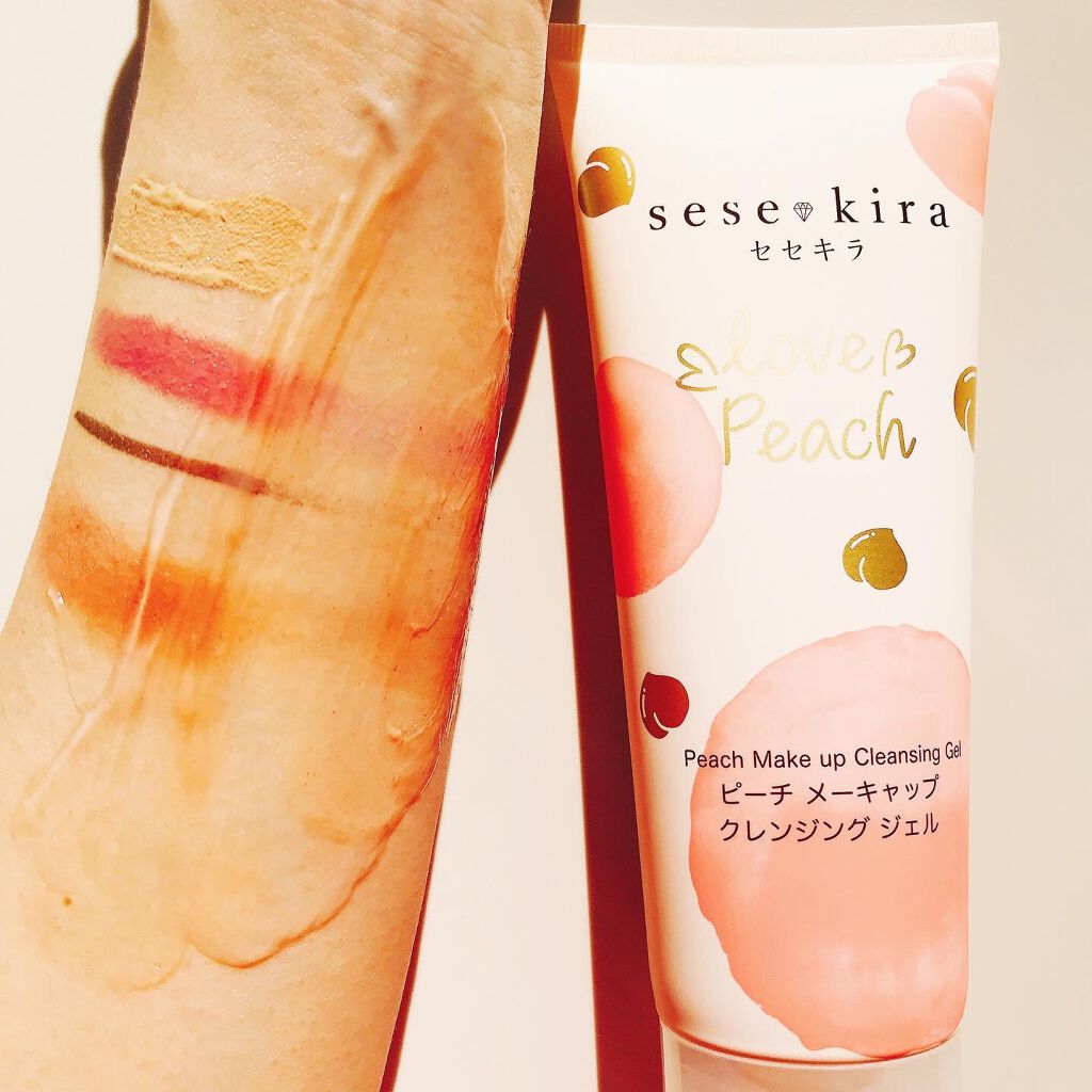 ピーチメーキャップクレンジングジェル/sesekira/クレンジングジェルを使ったクチコミ(3枚目)