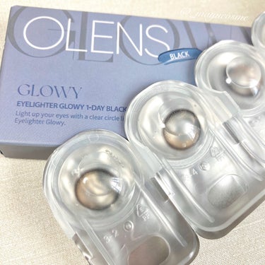 Glowy 1day/OLENS/ワンデー（１DAY）カラコンを使ったクチコミ（3枚目）