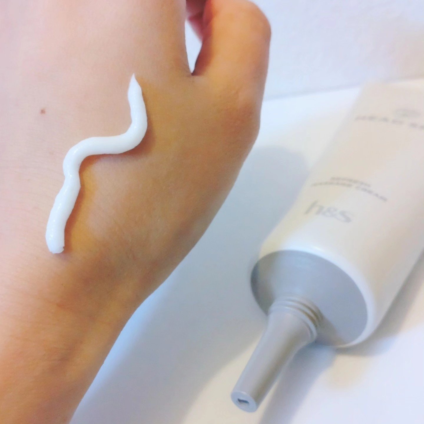 リフレッシュ マッサージクリーム/h&s/洗い流すヘアトリートメントを使ったクチコミ（3枚目）