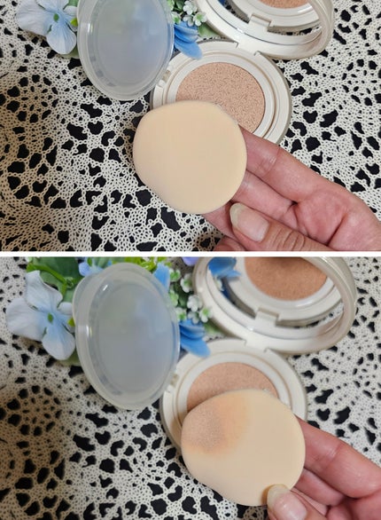 フィー クッションエッグフィットカバー/fwee/クッションファンデーションを使ったクチコミ(4枚目)