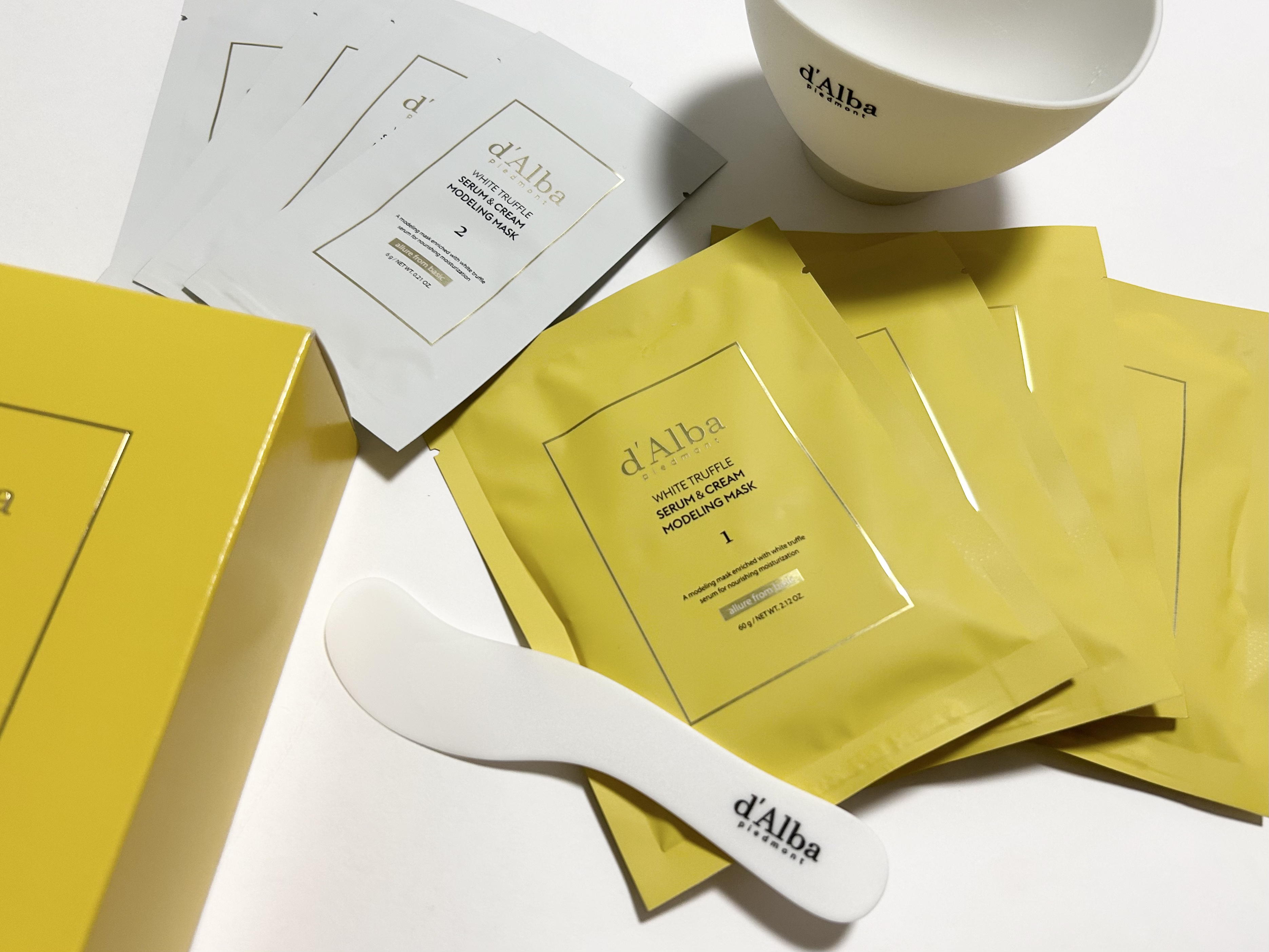 WHITE TRUFFLE SERUM & CREAM MODELING MASK/ダルバ/その他スキンケアを使ったクチコミ（1枚目）