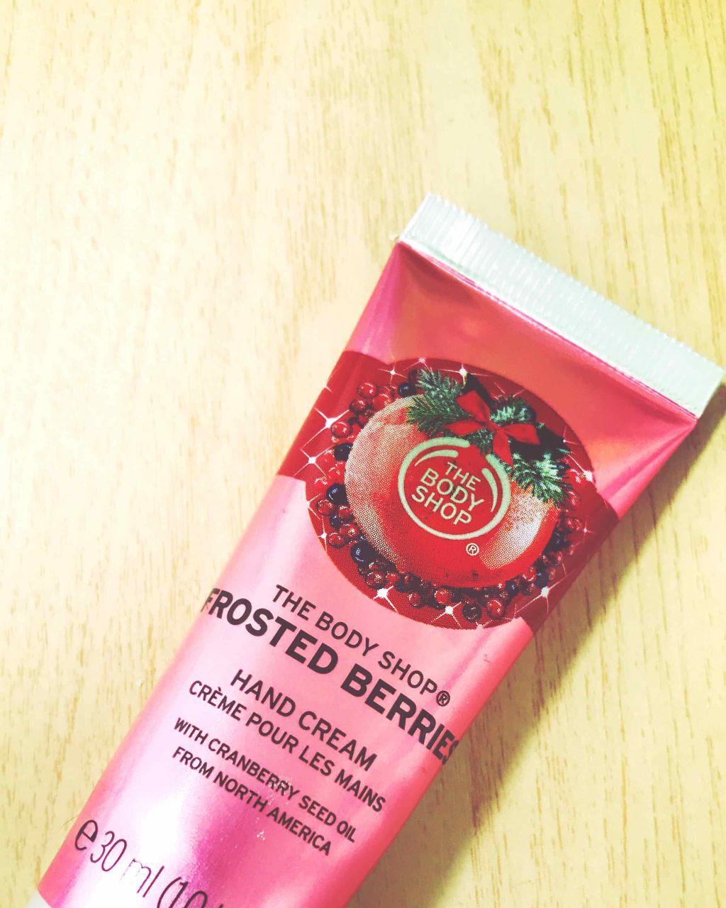 ハンドクリーム フロステッドベリーズ/THE BODY SHOP/ハンドクリームを使ったクチコミ（1枚目）