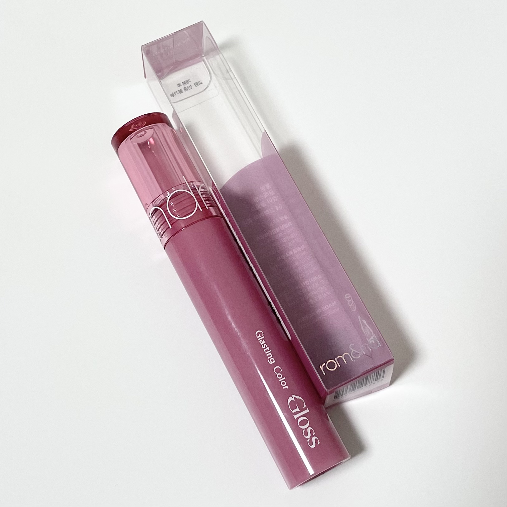 グラスティングカラーグロス/rom&nd/リップグロスを使ったクチコミ（2枚目）