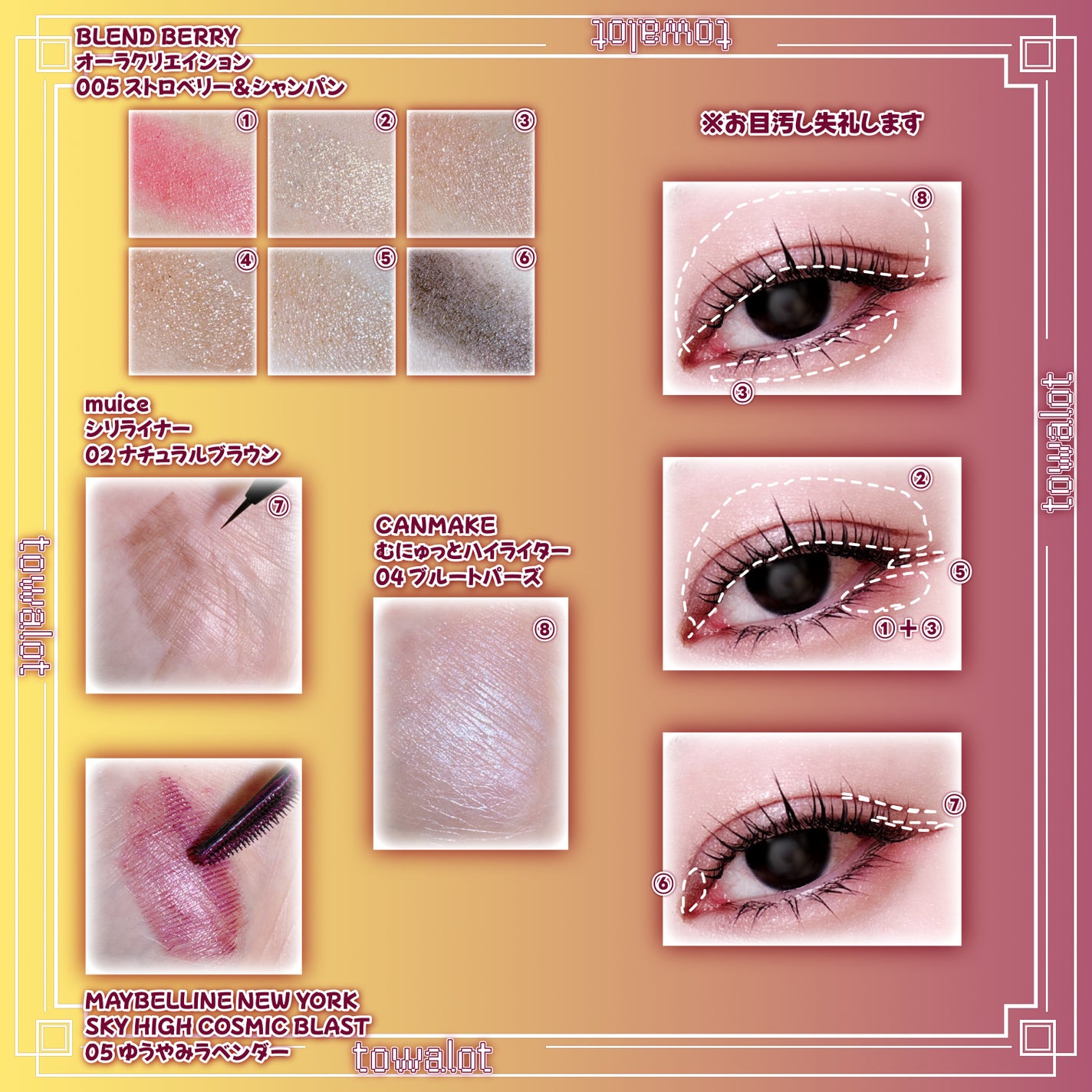 オーラクリエイション/BLEND BERRY/アイシャドウパレットを使ったクチコミ(2枚目)