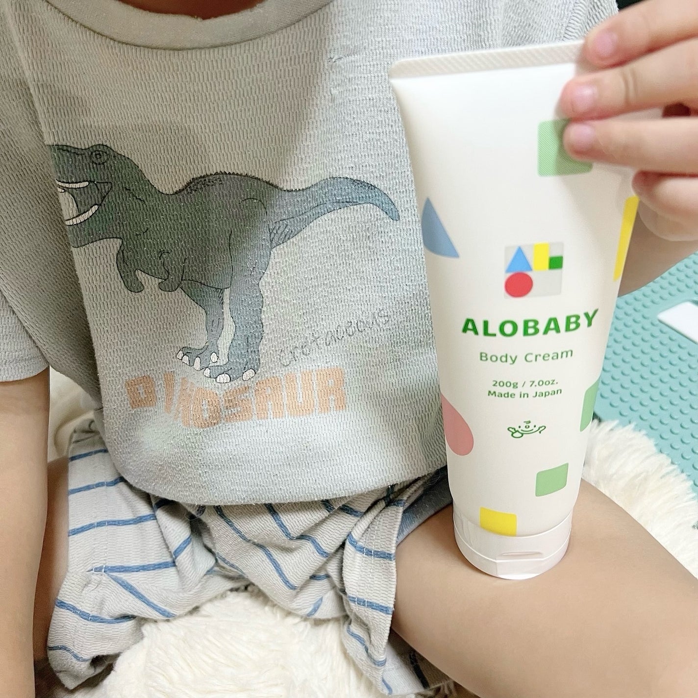 ベビークリーム/ALOBABY/ボディクリームを使ったクチコミ(4枚目)