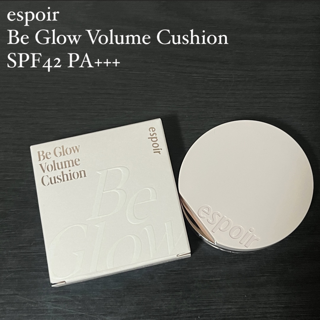 エスポア ビーグロー ボリュームクッション/espoir/クッションファンデーションを使ったクチコミ（1枚目）