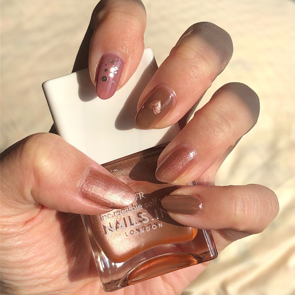 Coeur de Fleur Nail Color KOGARASHI SENREI こがらしせんれい/Causette.Joli/マニキュアを使ったクチコミ（3枚目）