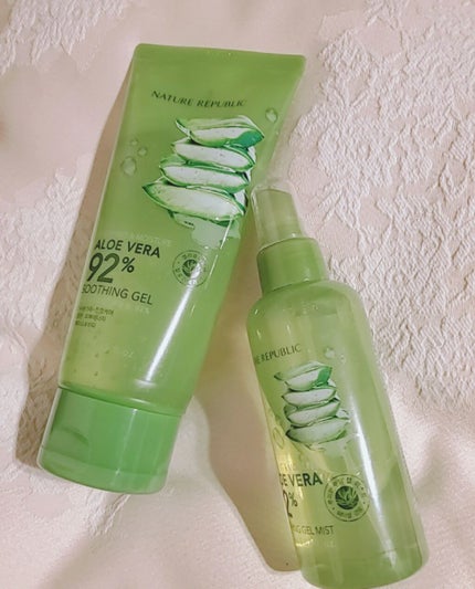 マイルド&モイスチャーアロエジェル/ネイチャーリパブリック/ボディローションを使ったクチコミ(2枚目)