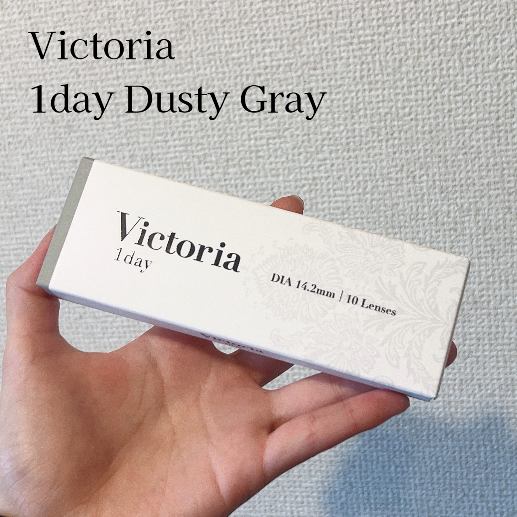 Victoria(ヴィクトリア）1day Dusty Gray/Victoria/ワンデー（１DAY）カラコンを使ったクチコミ（2枚目）