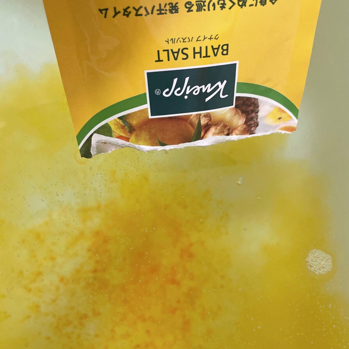 クナイプ バスソルト ユズ&ジンジャーの香り/クナイプ/無機塩系入浴剤を使ったクチコミ(9枚目)