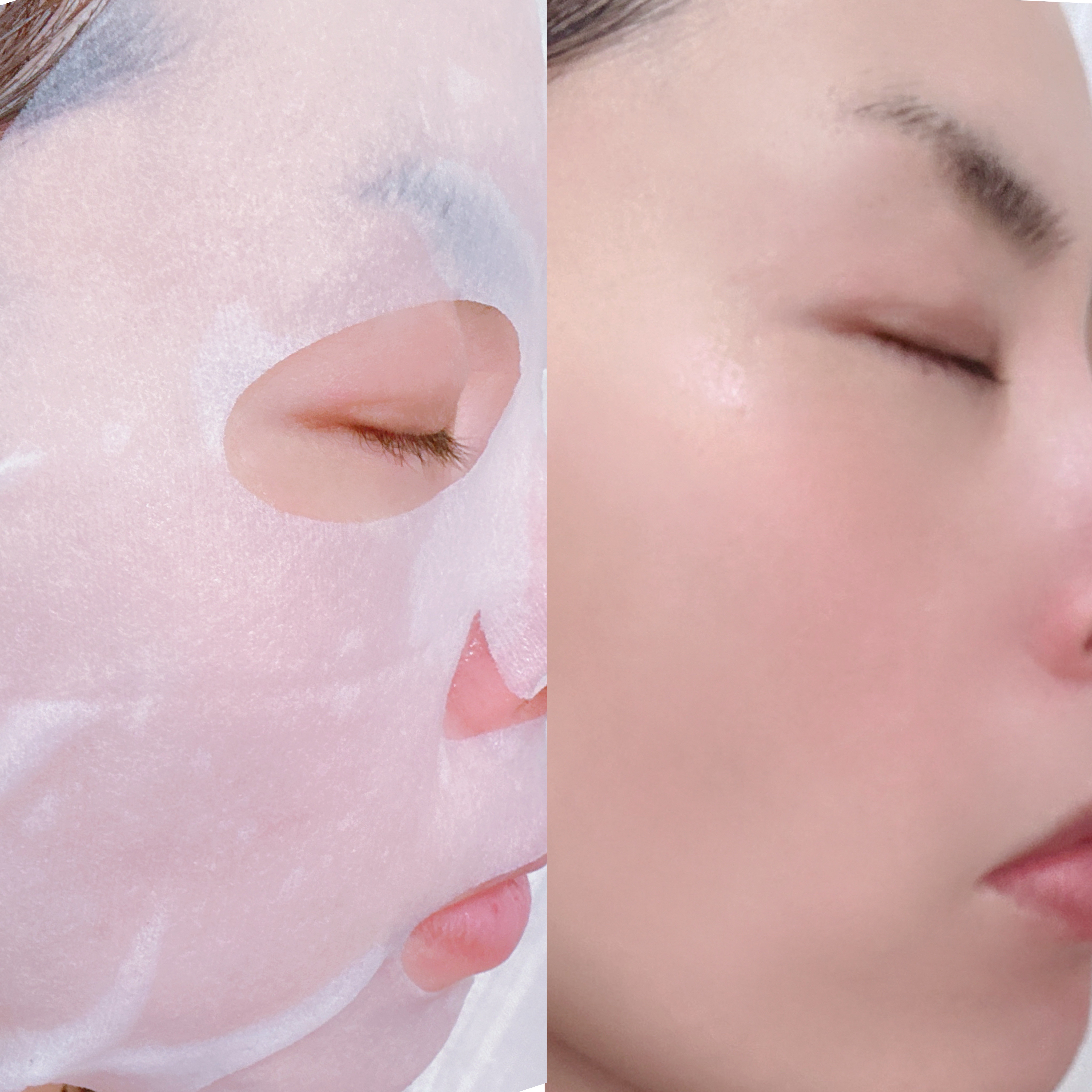 チェリーブロッサム コラーゲンマスク/REACNF/シートマスク・パックを使ったクチコミ（3枚目）