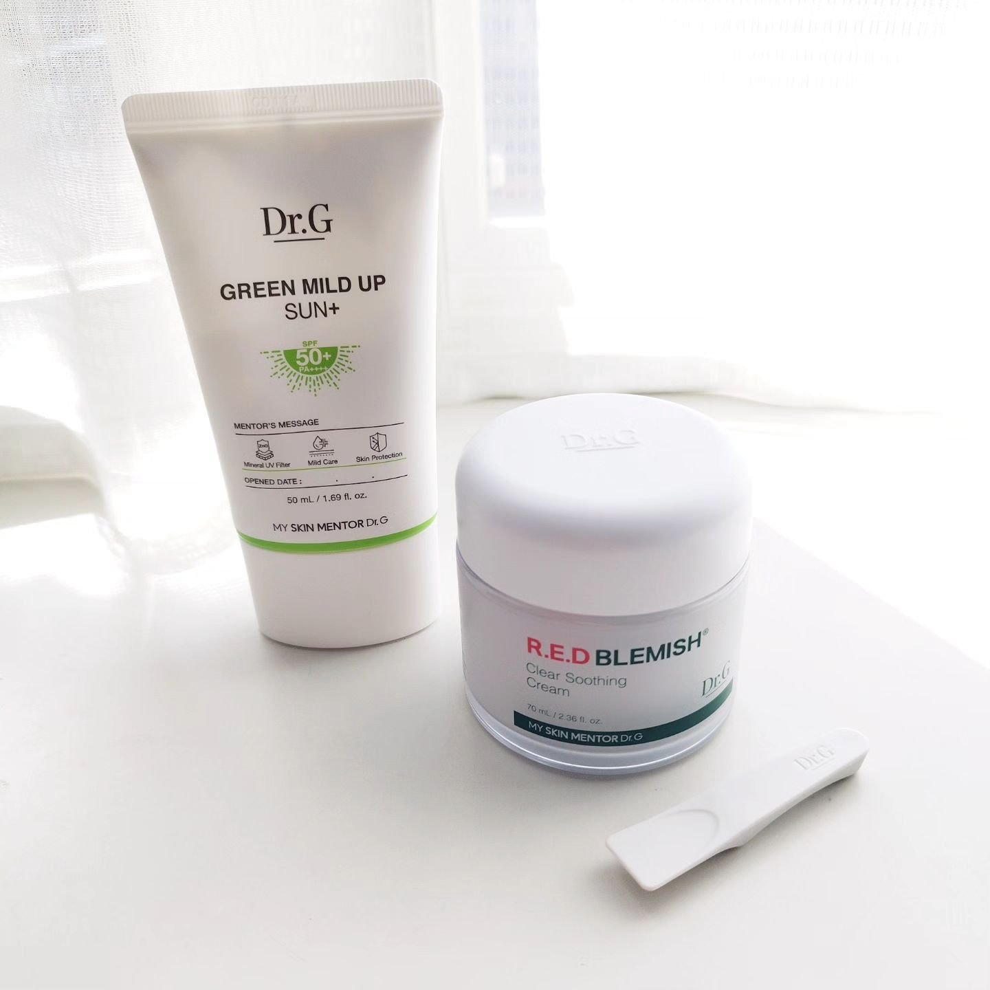 グリーンマイルドアップサンプラス/Dr.G/日焼け止めクリームを使ったクチコミ（1枚目）