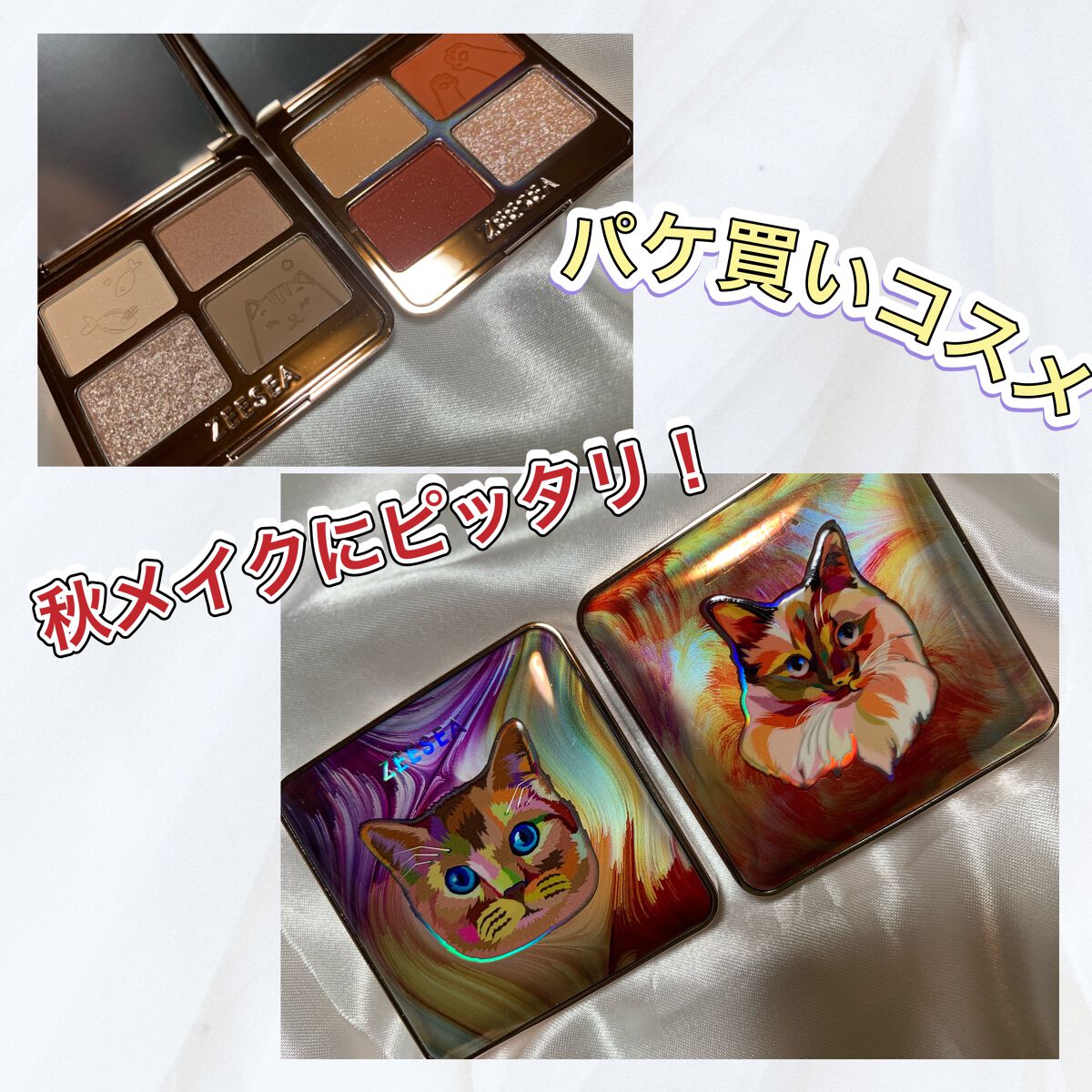 アニマルアイシャドウ(4シェード)/ZEESEA/アイシャドウパレットを使ったクチコミ(1枚目)