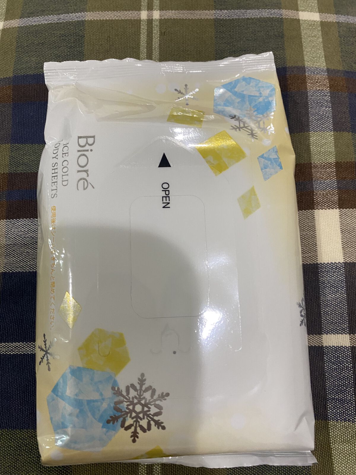 冷シート 無香性/ビオレ/ボディシートを使ったクチコミ（1枚目）