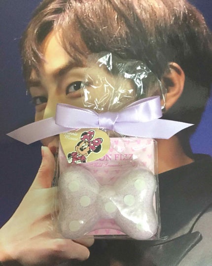 ミニーマウス バスフィズリボン ML/ディズニー(シービック)/入浴剤を使ったクチコミ(1枚目)