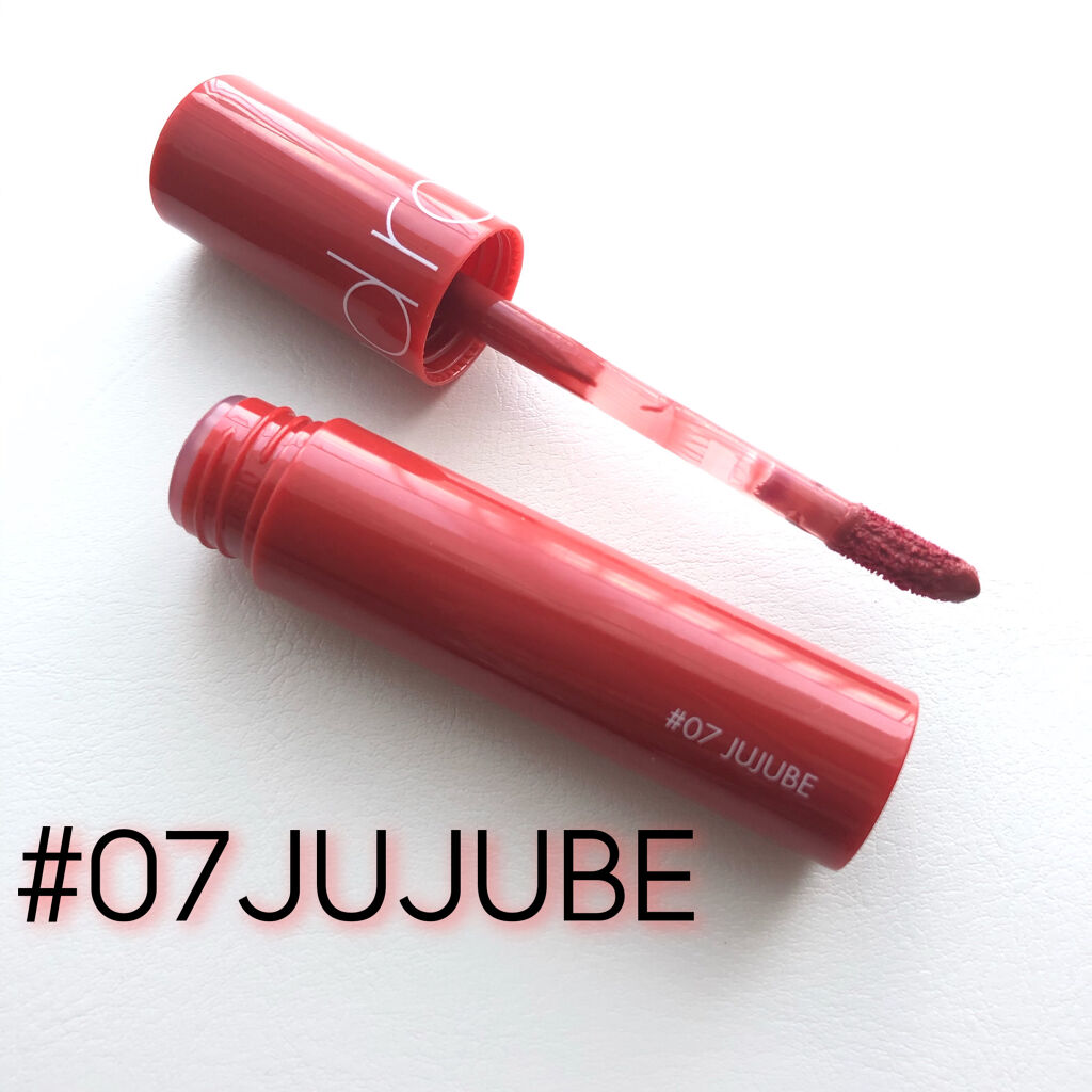 ジューシーラスティングティント/rom&nd/リップティントを使ったクチコミ（2枚目）