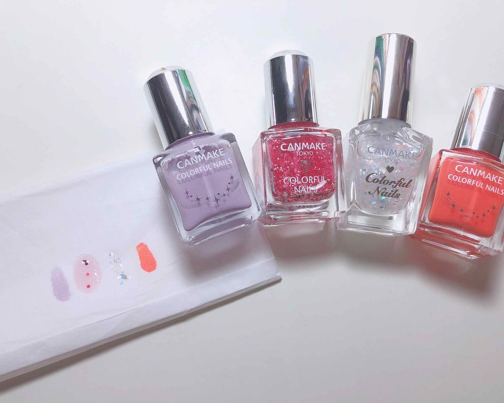 カラフルネイルズ/キャンメイク/マニキュアを使ったクチコミ（1枚目）