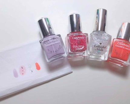 カラフルネイルズ/キャンメイク/マニキュアを使ったクチコミ(1枚目)