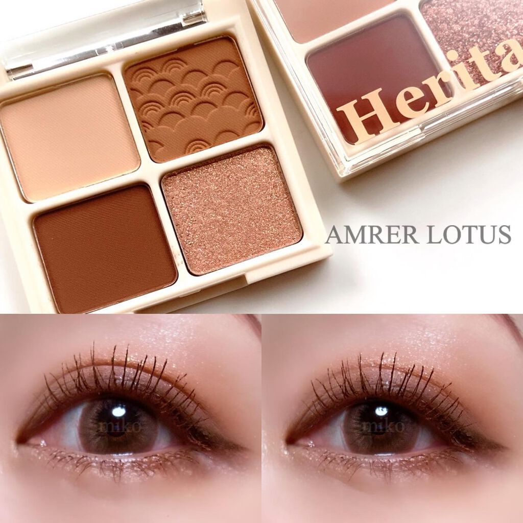 ザ ヘリテージ シャドウパレット/MERZY/アイシャドウパレットを使ったクチコミ（3枚目）