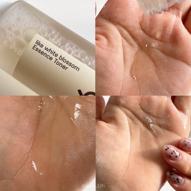 ライク ホワイト ブロッサム エッセンス トナー /GINGER6/化粧水を使ったクチコミ（3枚目）