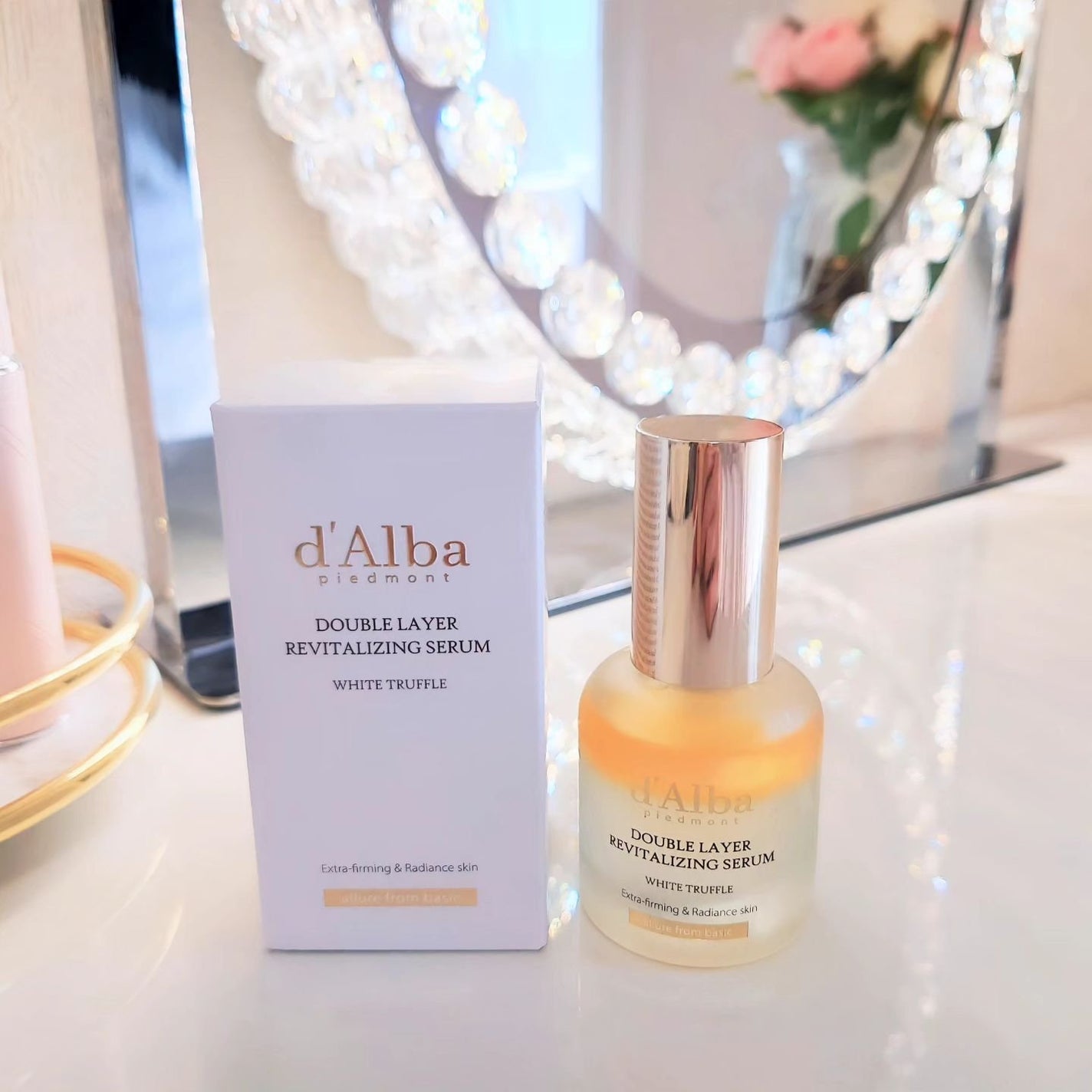 ホワイトトリュフダブルレイヤーリバイタライジングセラム/ダルバ/美容液を使ったクチコミ(1枚目)