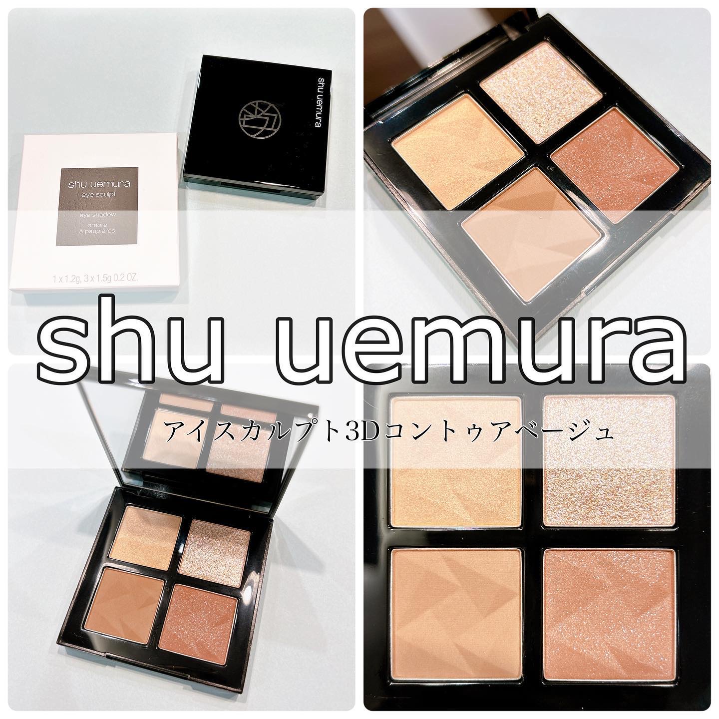 アイスカルプト/shu uemura/アイシャドウパレットを使ったクチコミ（1枚目）