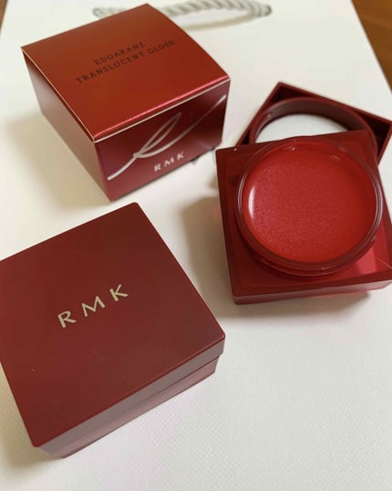 江戸茜 トランスルーセントグロス/RMK/口紅を使ったクチコミ(1枚目)