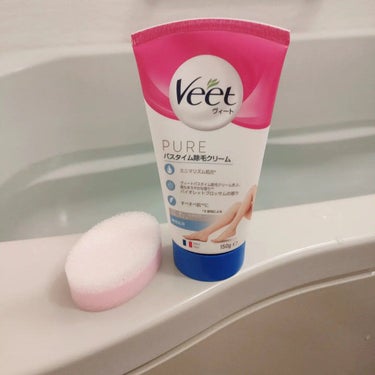 バスタイム除毛クリーム 敏感肌用/Veet/除毛クリームを使ったクチコミ（1枚目）