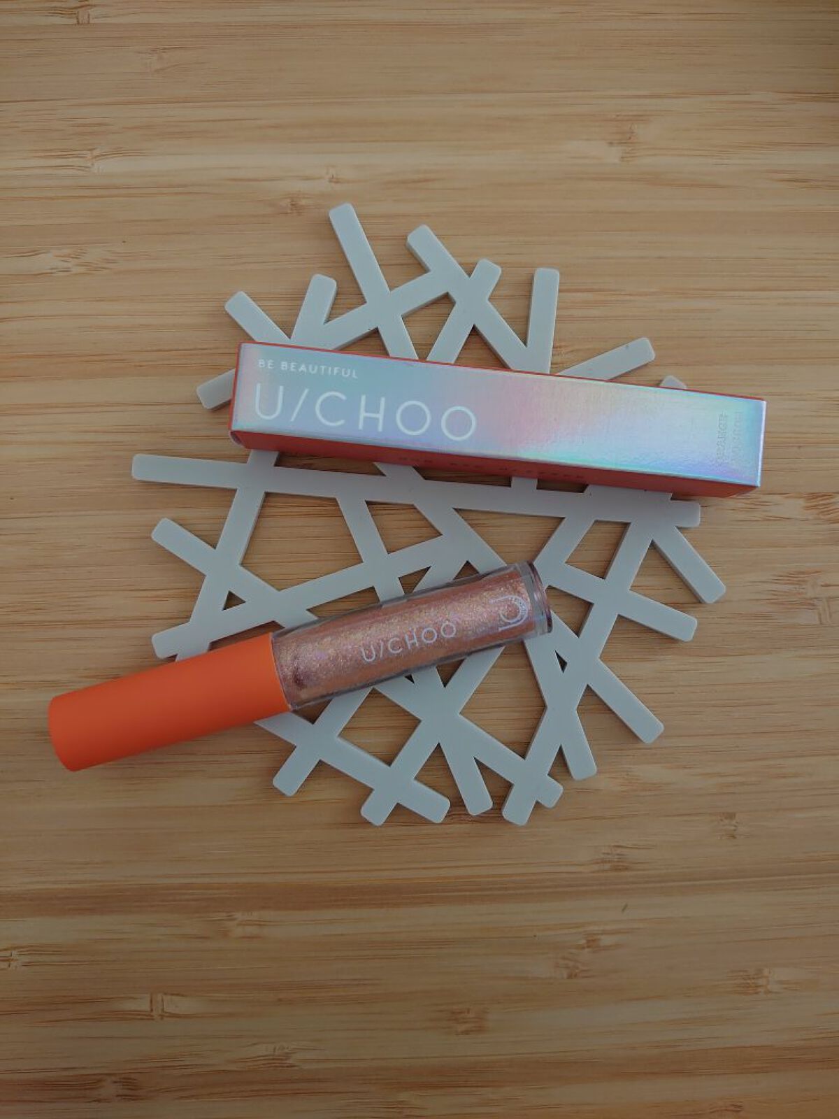  ワオ アイ グリッター オレンジブロッサム(ORANGE BLOSSOM)/U/CHOO/グリッターを使ったクチコミ（1枚目）