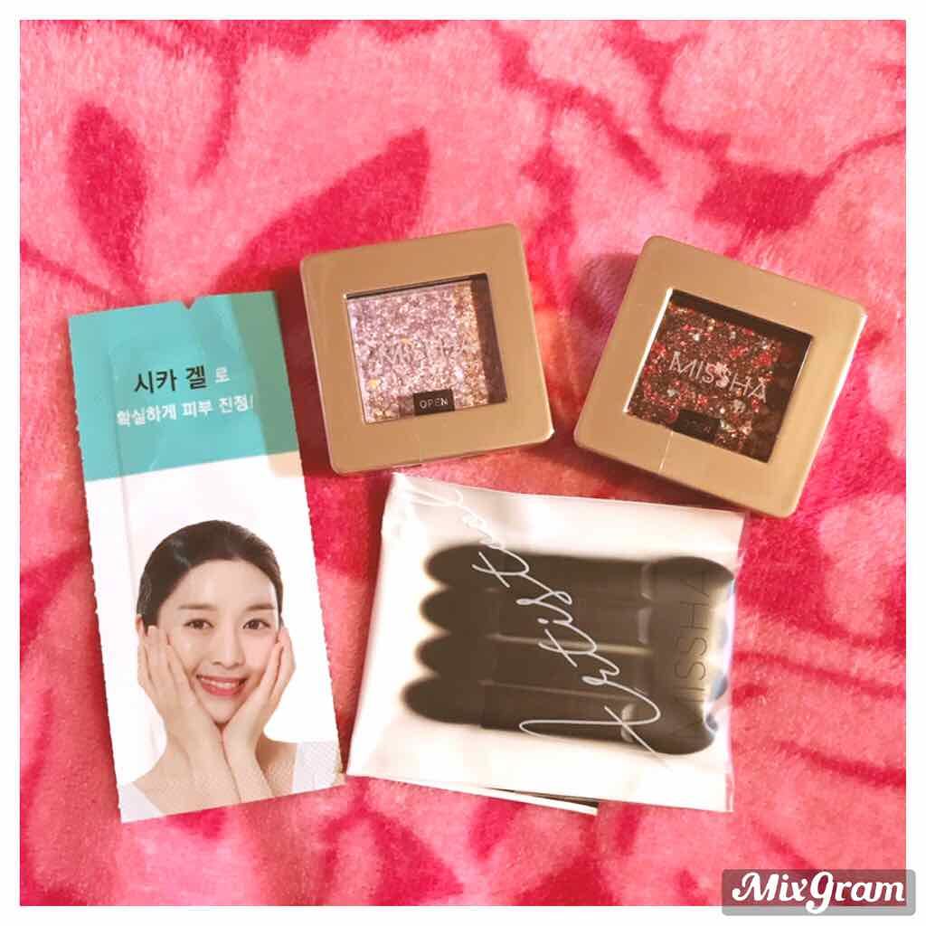 グリッタープリズム シャドウ/MISSHA/グリッターを使ったクチコミ（1枚目）