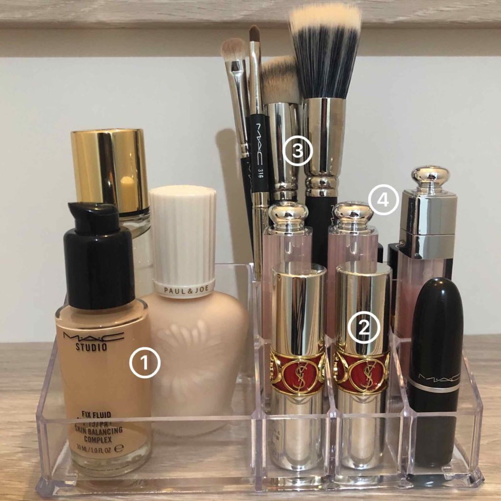 化粧収納ケース/DAISO/その他化粧小物を使ったクチコミ(1枚目)