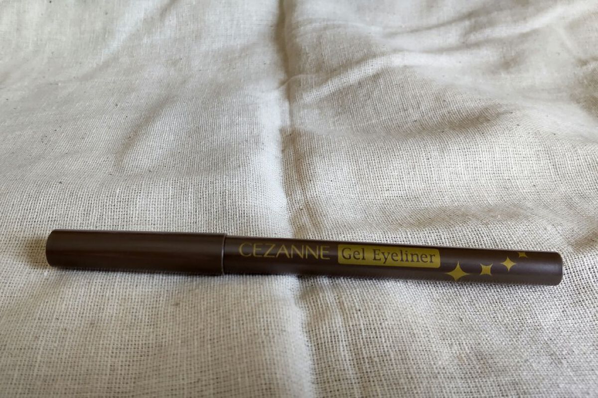 ジェルアイライナー/CEZANNE/ジェルアイライナーを使ったクチコミ（2枚目）
