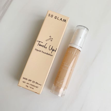 タッチアップリキッドファンデーション/SO GLAM/リキッドファンデーションを使ったクチコミ(1枚目)