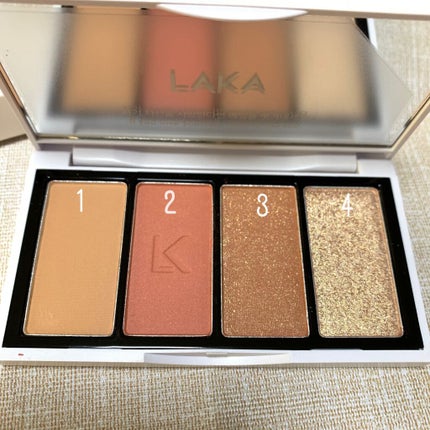 ジャストアイパレット/Laka/アイシャドウパレットを使ったクチコミ(3枚目)