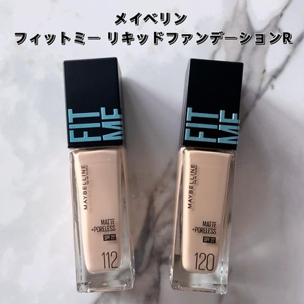 フィットミー リキッドファンデーション R/MAYBELLINE NEW YORK/リキッドファンデーションを使ったクチコミ(1枚目)