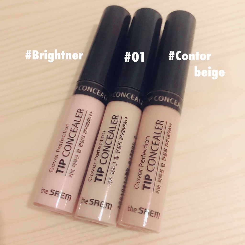 カバーパーフェクション チップコンシーラー ブライトナー/the SAEM/リキッドコンシーラーを使ったクチコミ（1枚目）