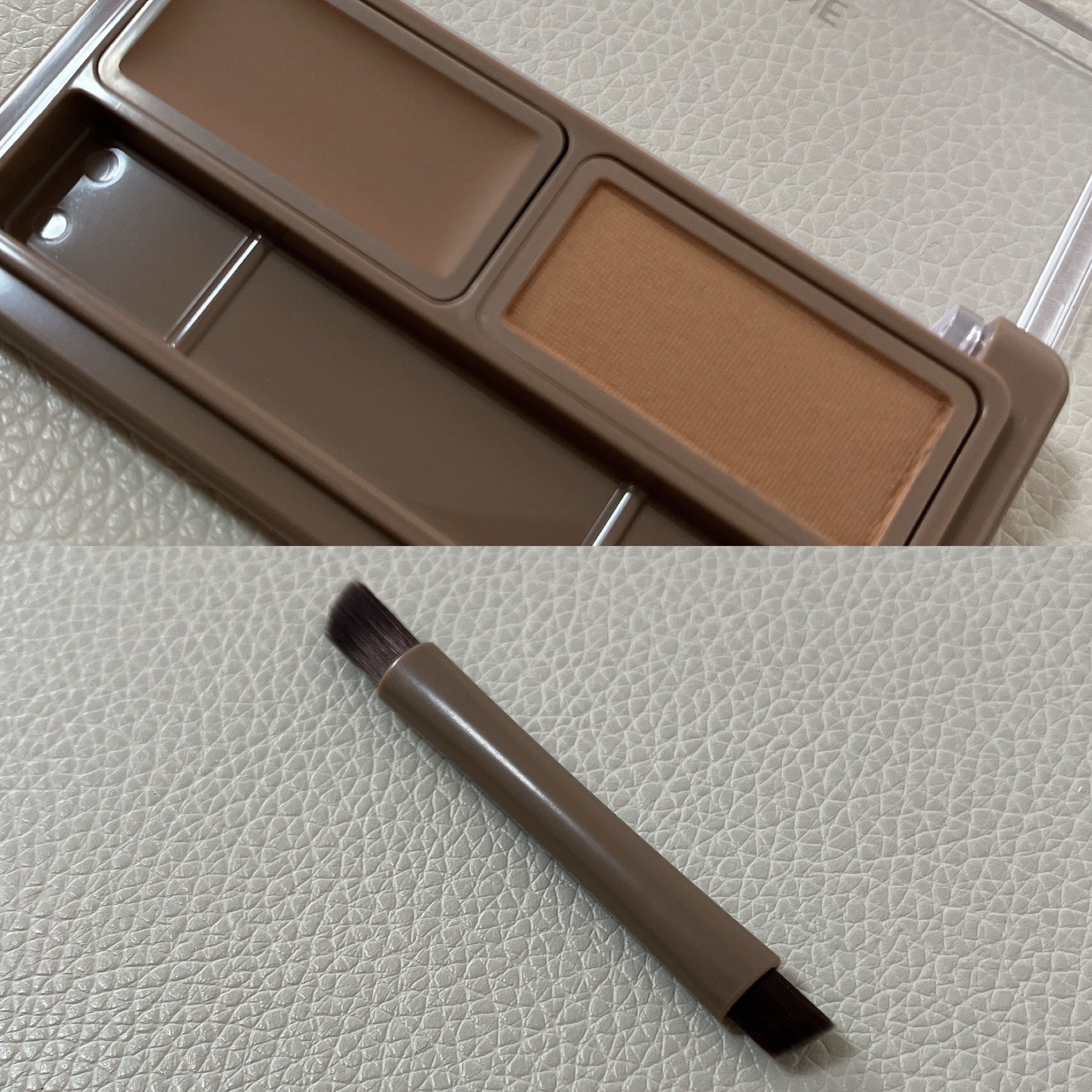 アイブロウワックス＆パウダー/CEZANNE/アイブロウを使ったクチコミ（2枚目）