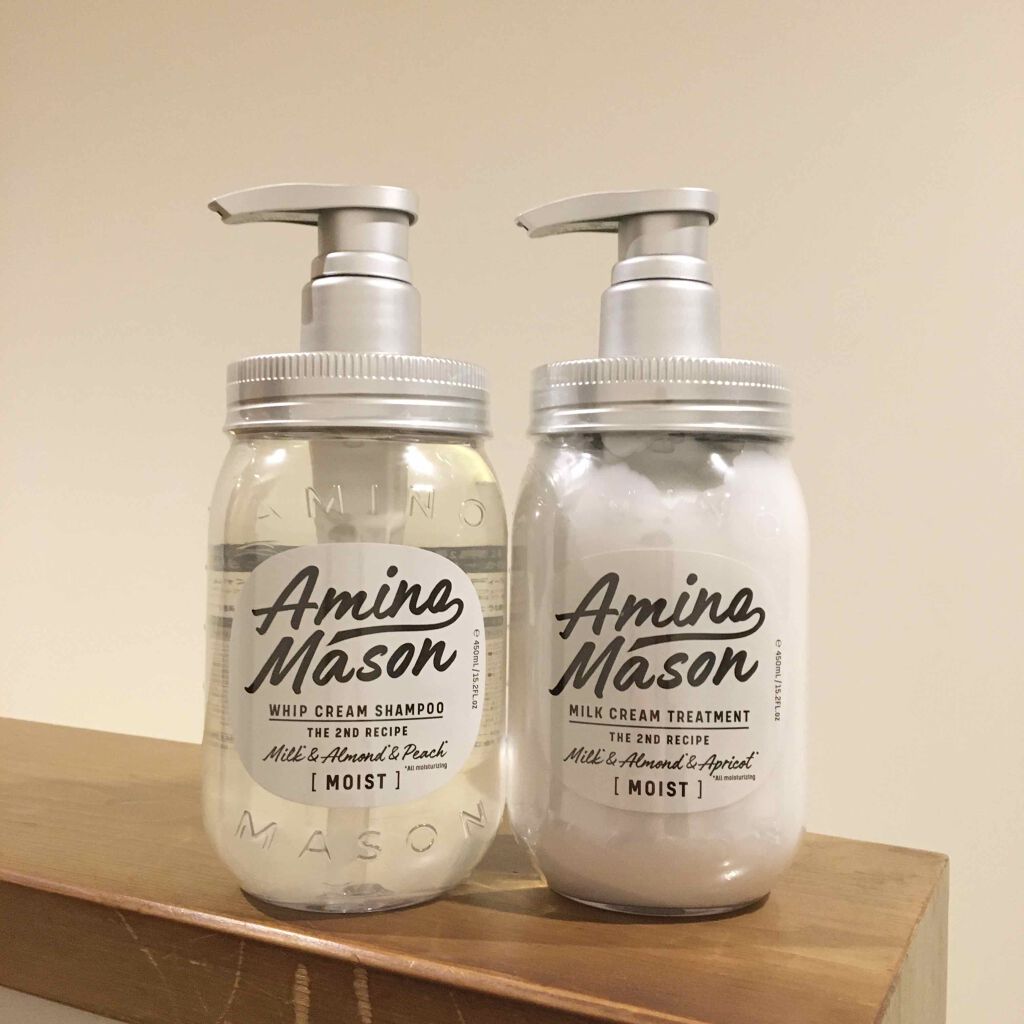 アミノメイソン ディープモイスト ホイップクリーム シャンプー/ミルククリーム ヘアトリートメント/アミノメイソン/市販シャンプーを使ったクチコミ(1枚目)