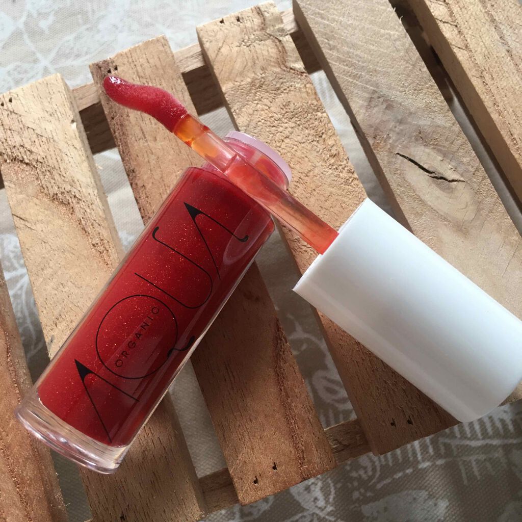 オーガニックリップアップルージュ/アクア・アクア/リップグロスを使ったクチコミ(2枚目)