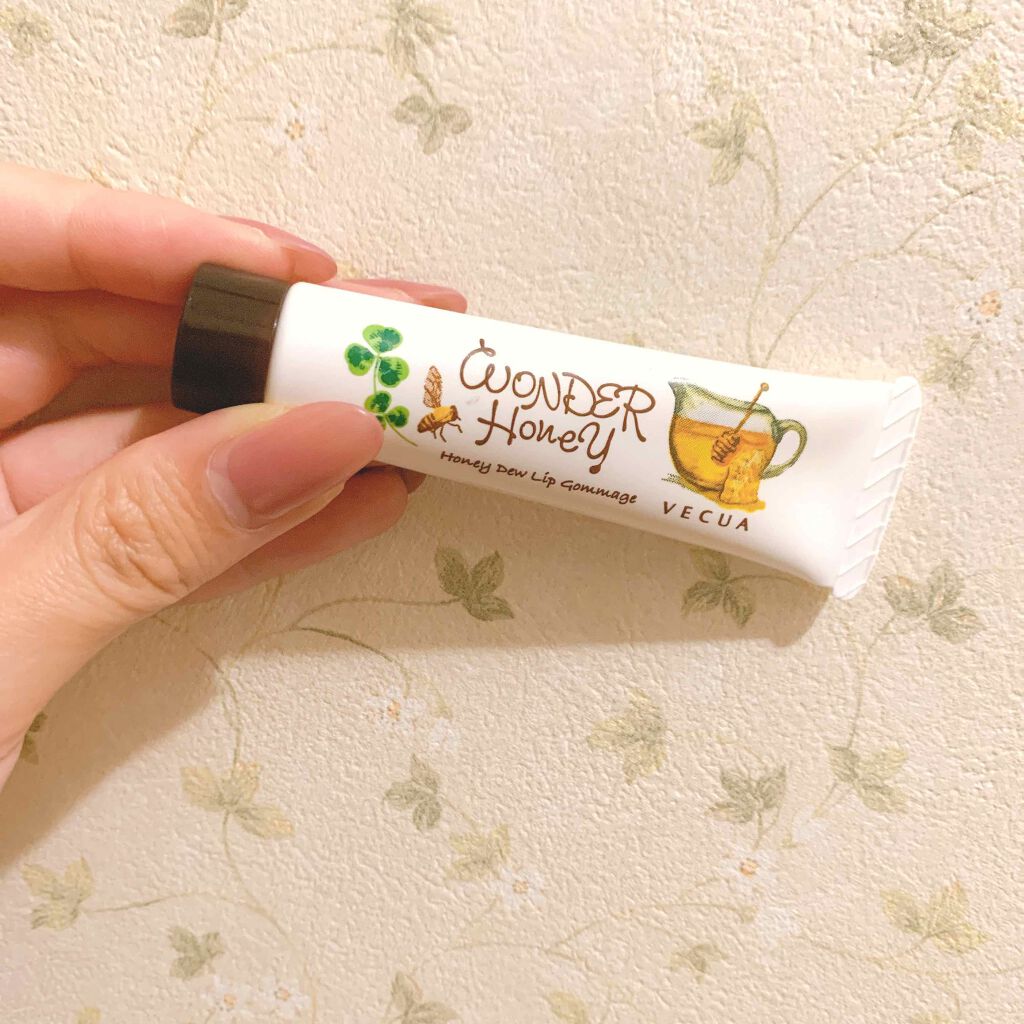 ワンダーハニー 唇とろ蜜ゴマージュ/VECUA Honey/リップケアを使ったクチコミ（1枚目）