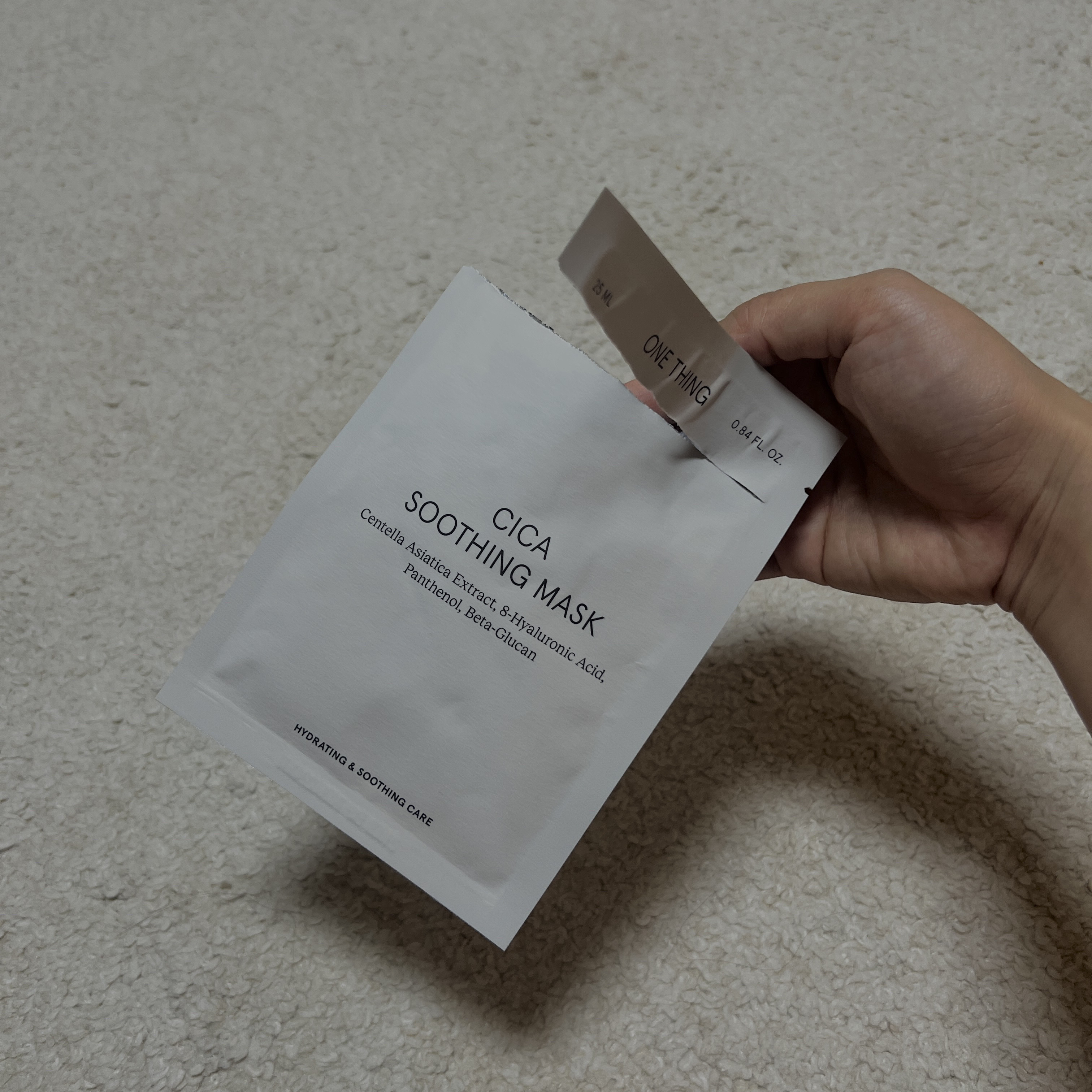 CICAスージングマスク/ONE THING/シートマスク・パックを使ったクチコミ（2枚目）