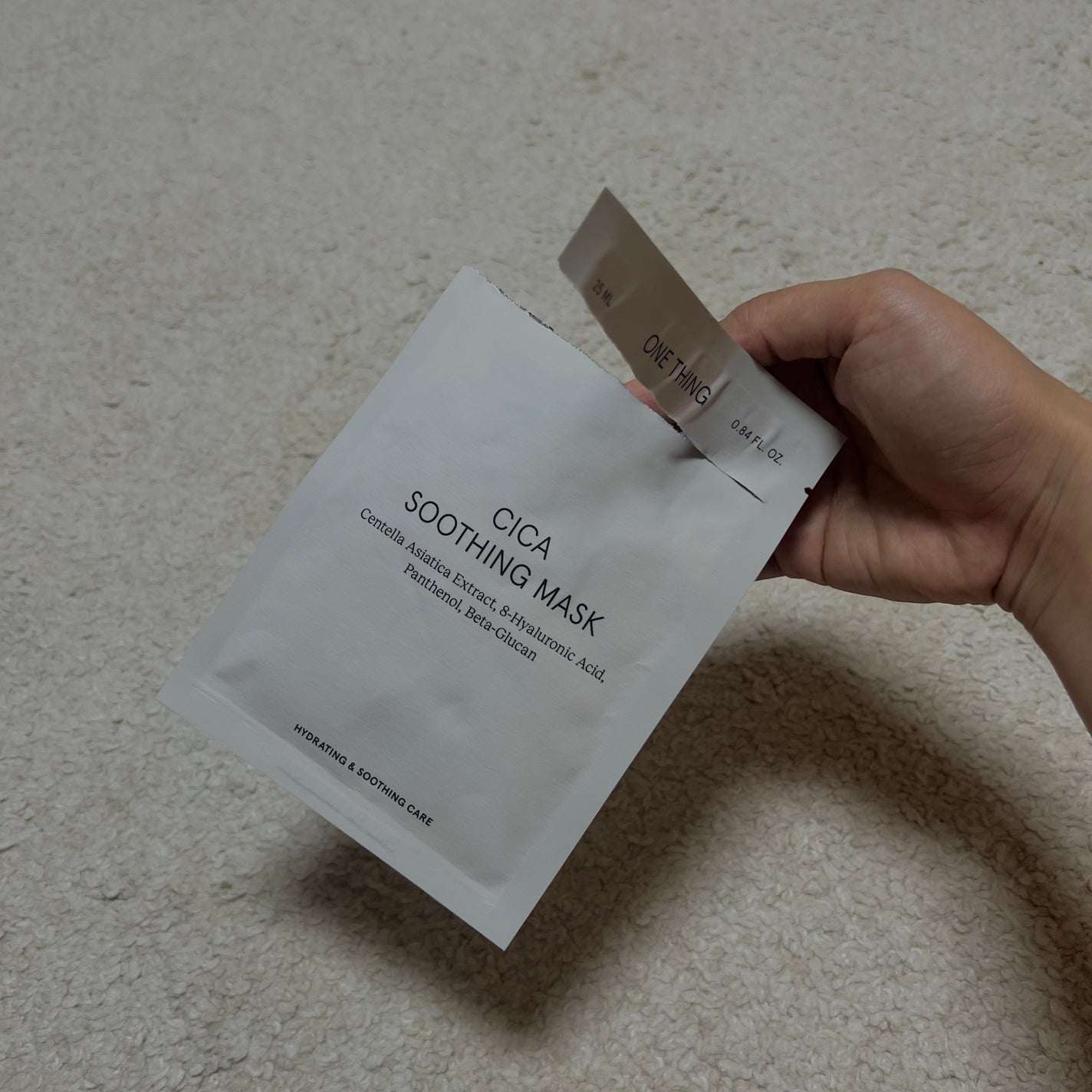 CICAスージングマスク/ONE THING/シートマスク・パックを使ったクチコミ(2枚目)