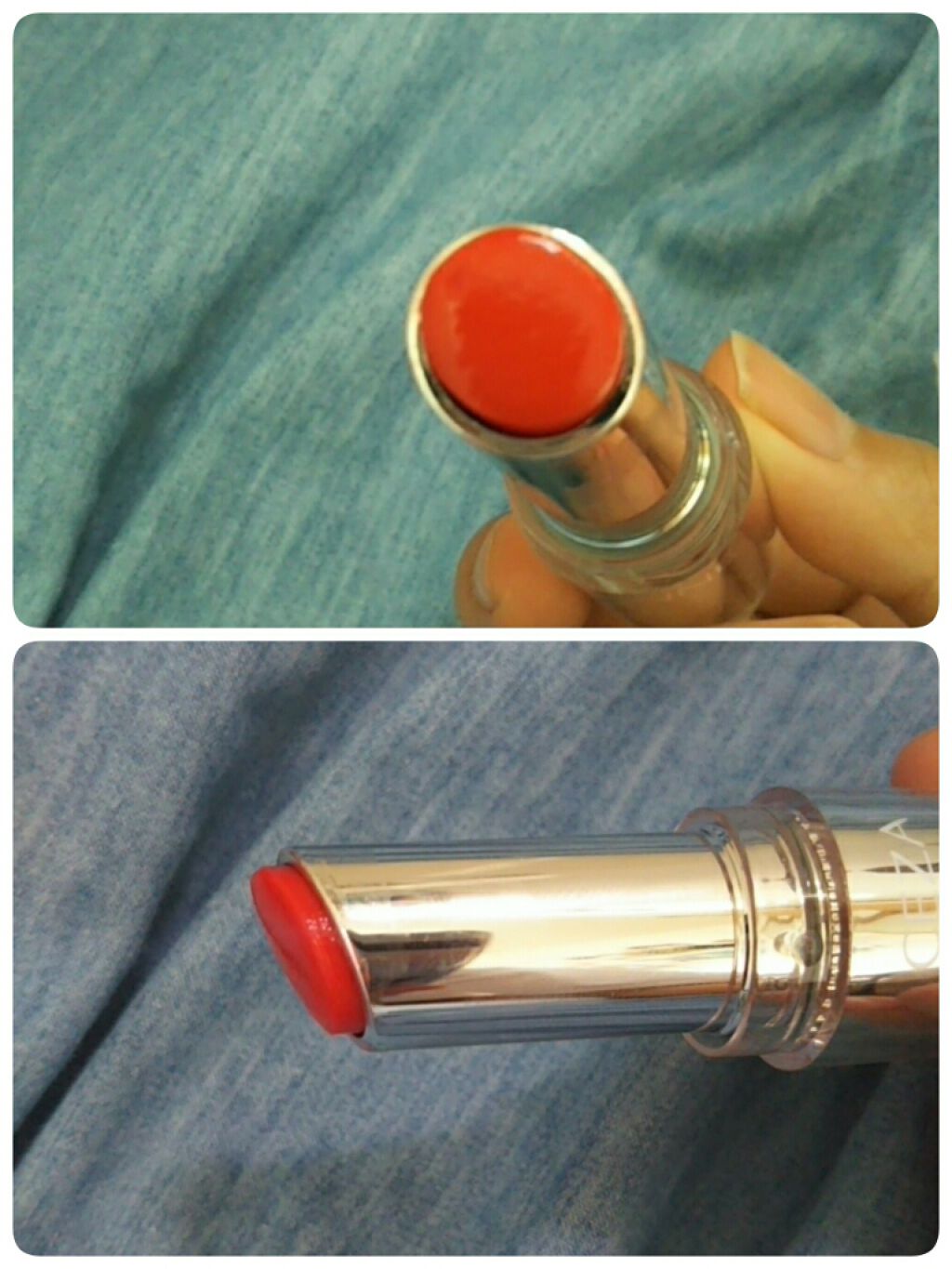 ラスティンググロスリップ/CEZANNE/口紅を使ったクチコミ(2枚目)