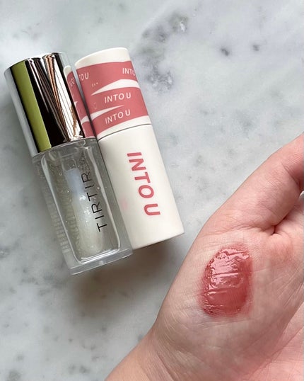 スーパーマットリップ&チークマッド/INTO U/口紅を使ったクチコミ(3枚目)