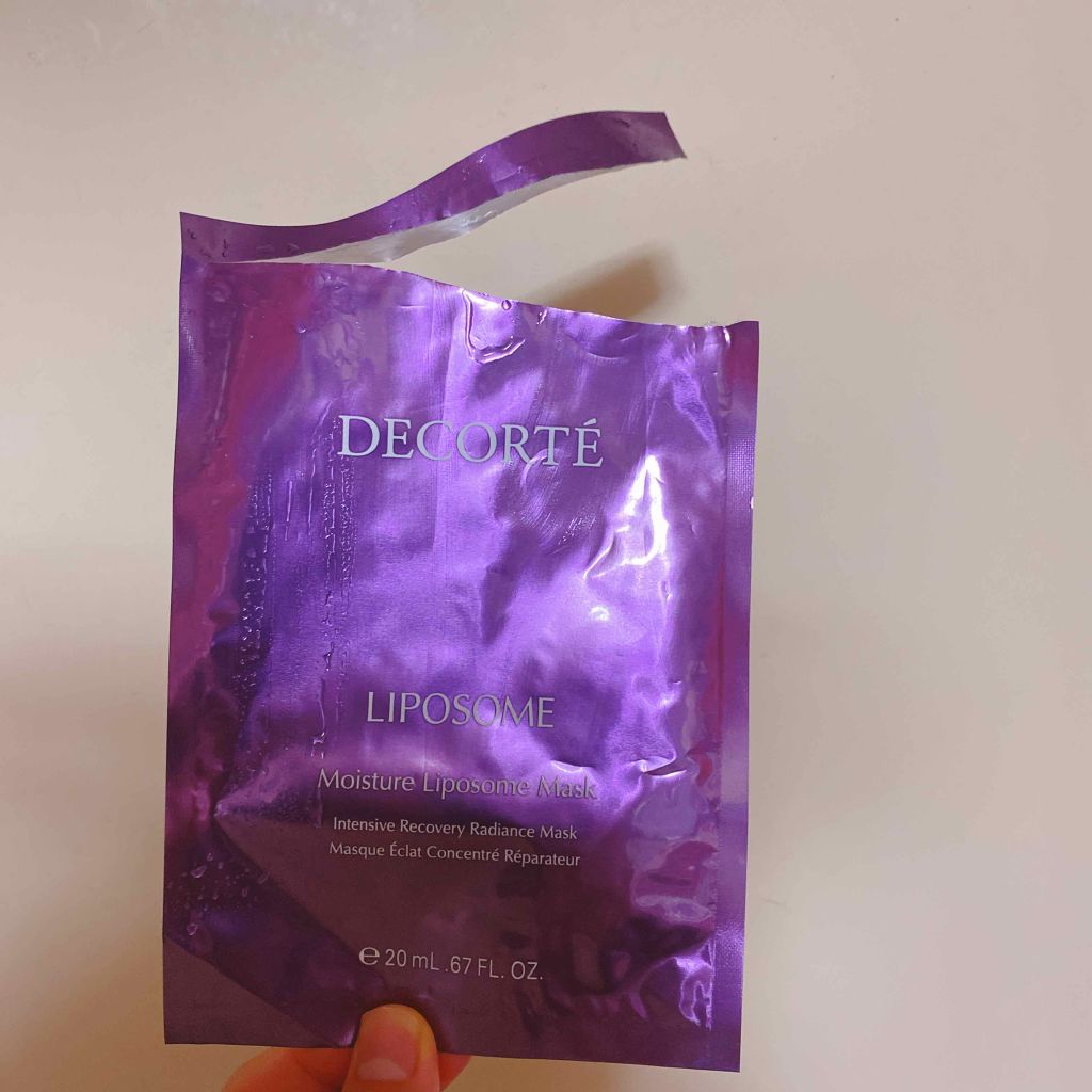 モイスチュア リポソーム マスク/DECORTÉ/シートマスク・パックを使ったクチコミ(1枚目)