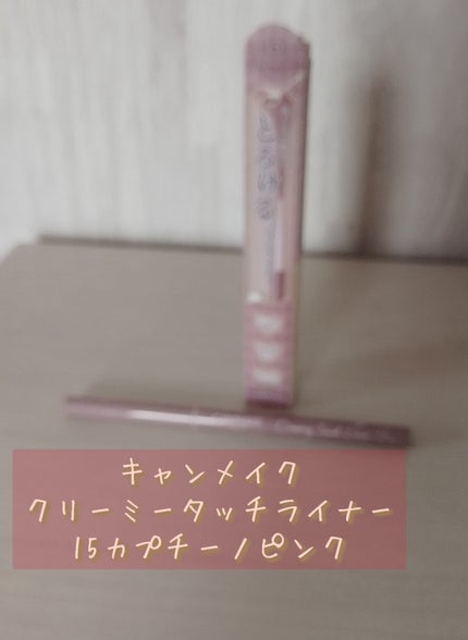 クリーミータッチライナー/キャンメイク/ジェルアイライナーを使ったクチコミ(3枚目)